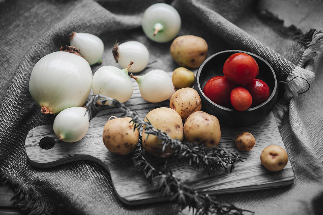 utilizzando solo ingredienti naturali